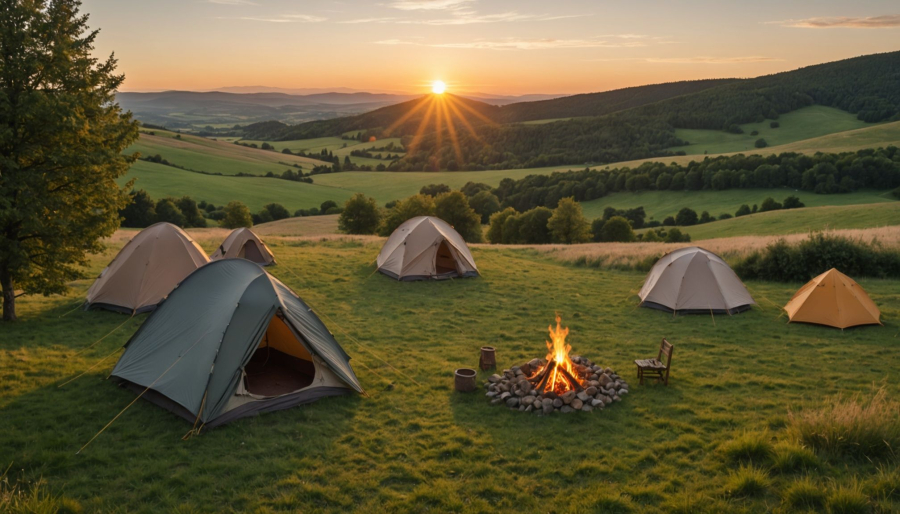 Nature camping in auvergne: discover the beauty of cosy camp
